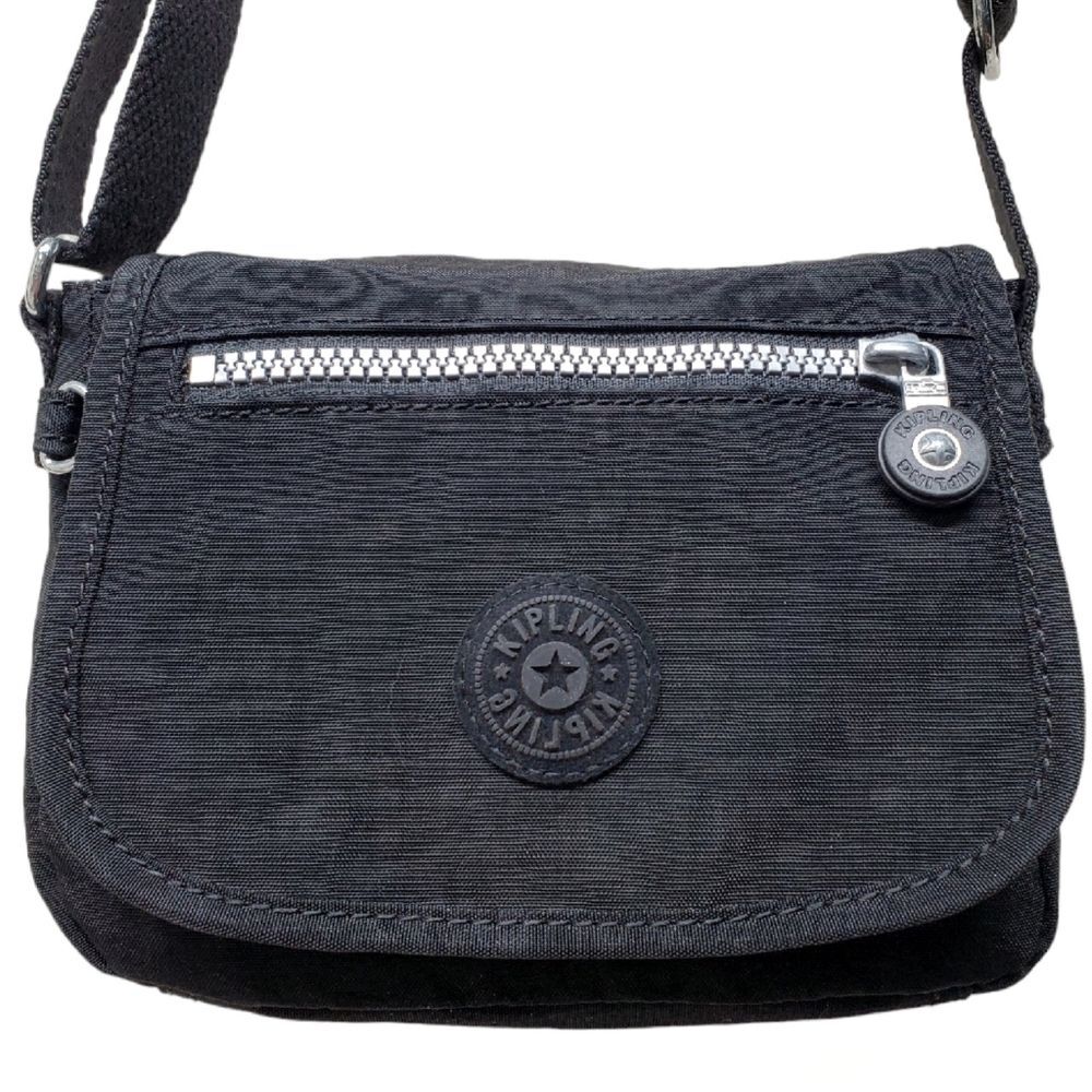 KIPLING Black Nylon Crossbody Bag